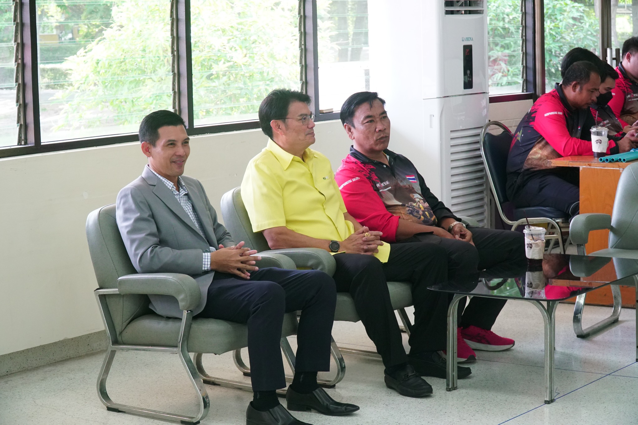 สำนักงานวิทยาเขตกำแพงแสน โดย กองบริหารกิจการนิสิต จัดโครงการฝึกซ้อมแผนป้องกันและระงับอัคคีภัย ประจำปี 2568