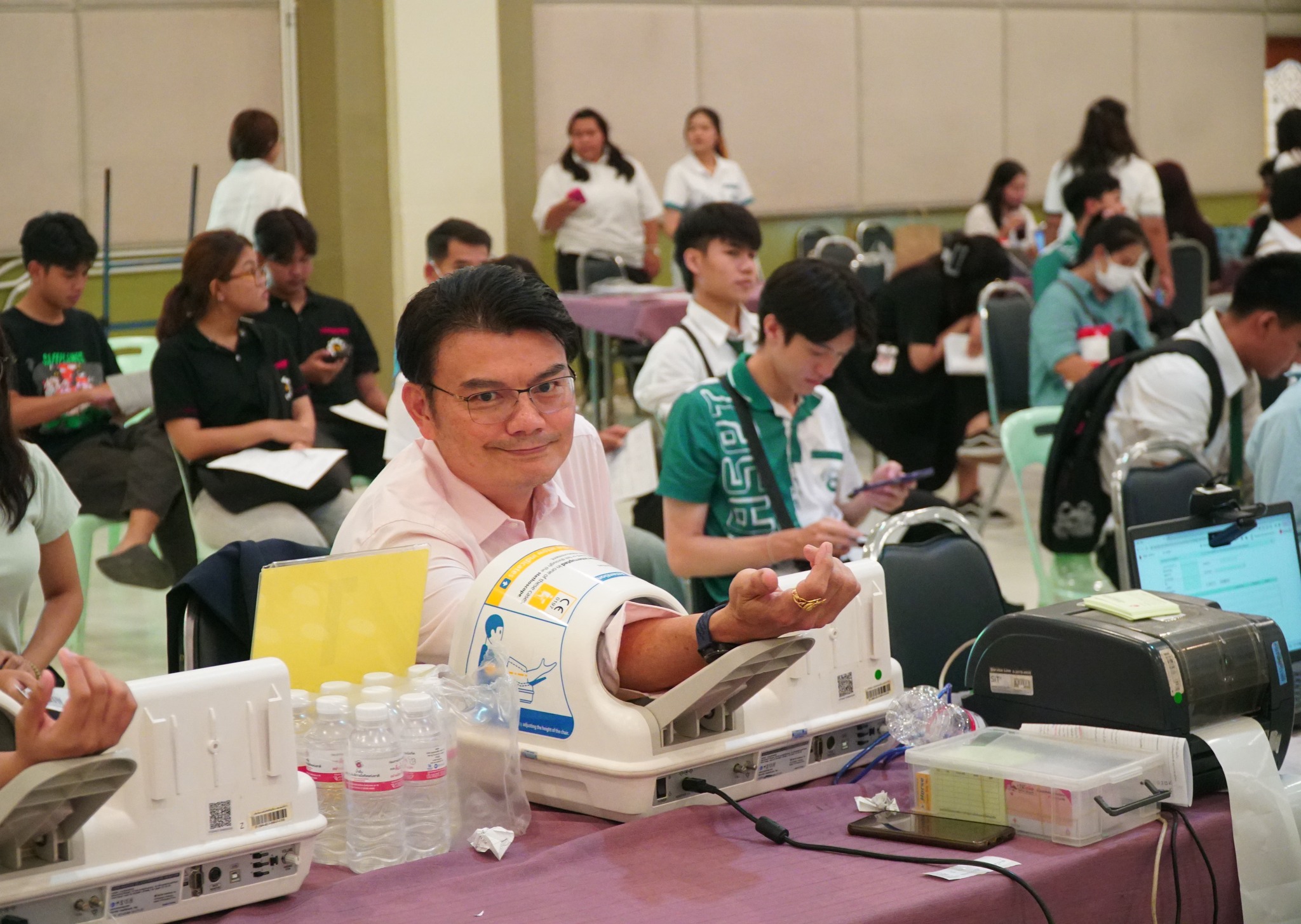 ผู้อำนวยการสำนักงานวิทยาเขตกำแพงแสน ร่วมบริจาคเลือด โครงการให้เลือดให้ชีวิตสปิริตชาว KU ประจำปี 2568