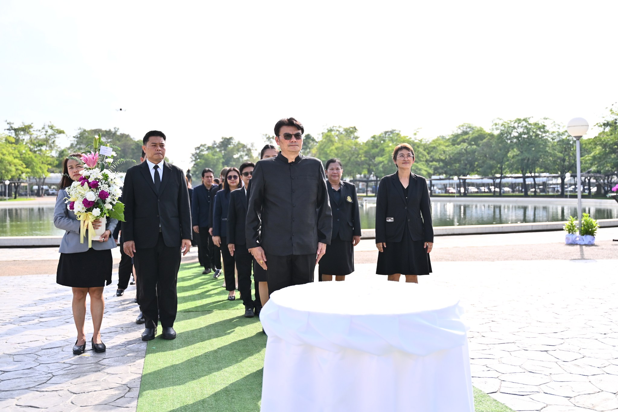 ผู้อำนวยการสำนักงานวิทยาเขตกำแพงแสน นำบุคลากรสำนักงานวิทยาเขตกำแพงแสน ร่วมงานวันสถาปนามหาวิทยาลัยเกษตรศาสตร์ วิทยาเขตกำแพงแสน ครบรอบ 46 ปี