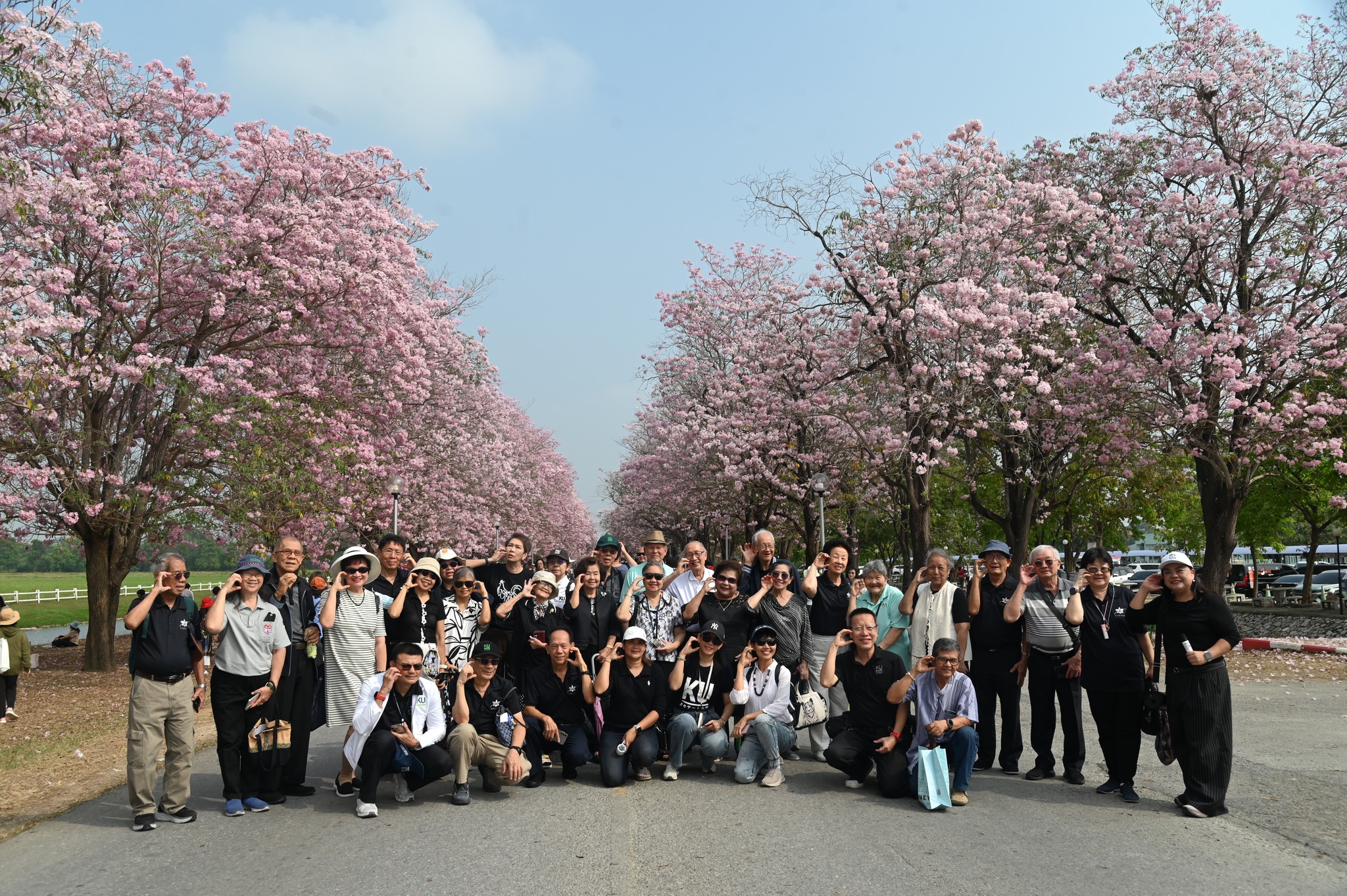 ผู้อำนวยการสำนักงานวิทยาเขตกำแพงแสน ร่วม ให้การต้อนรับคณะจากชมรม มก.อาวุโส เดินทาง เยี่ยมชมวิทยาเขตกำแพงแสน และเทศกาลชมพูพันธุ์ทิพย์บานสะพรั่ง