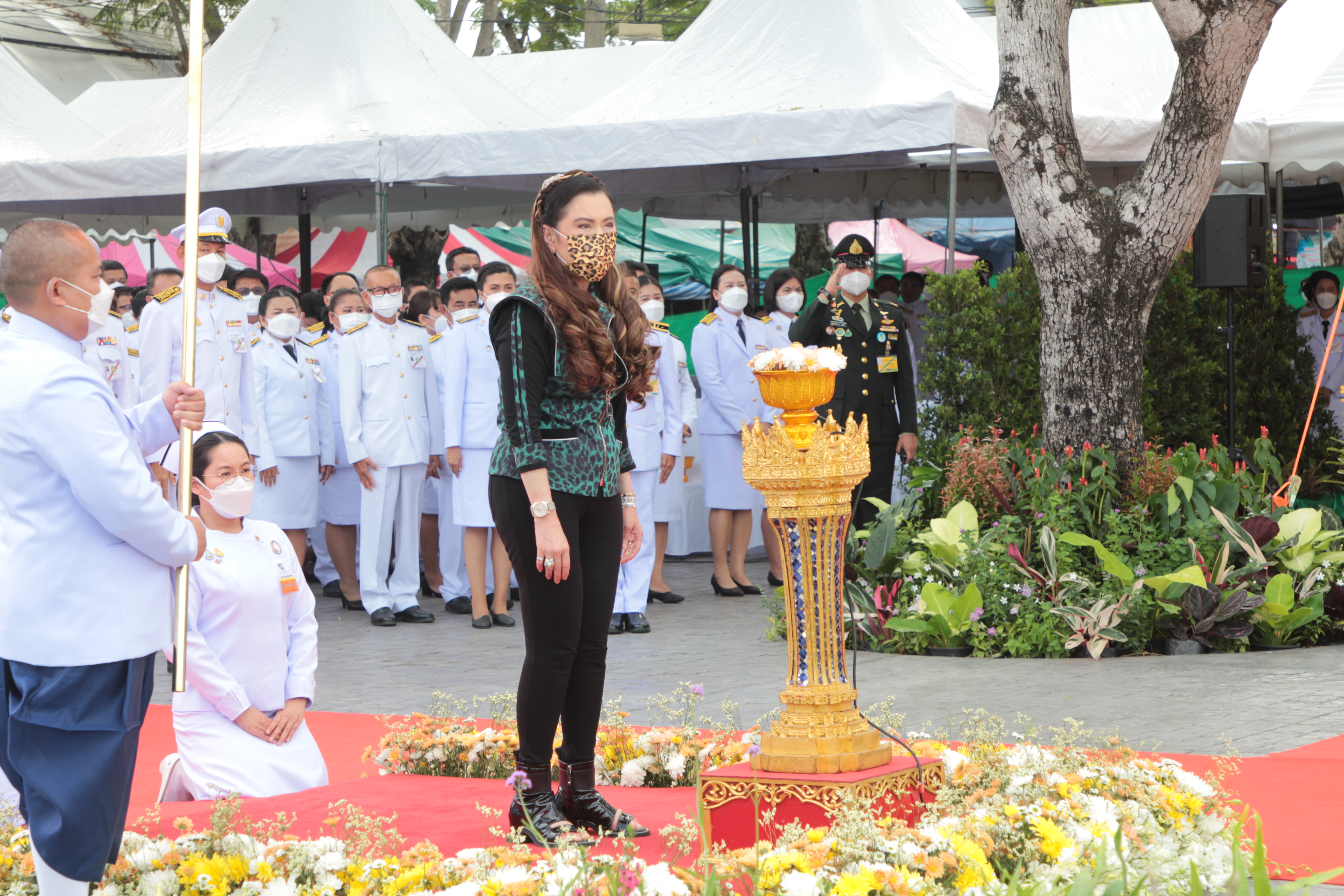 สมเด็จพระเจ้าน้องนางเธอ เจ้าฟ้าจุฬาภรณวลัยลักษณ์ อัครราชกุมารี กรมพระศรีสวางควัฒน วรขัตติยราชนารี เสด็จทรงเป็นประธานเปิดงานเกษตรกำแพงแสน ครั้งที่ 26 ประจำปี 2566